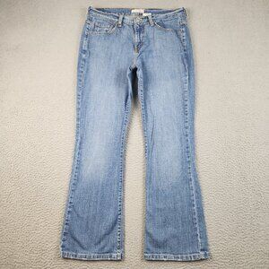 Levi's Jeans Womens Size 8 Curvy Bootcut Mid Rise 515 Stretch Blue Denim Ladies
